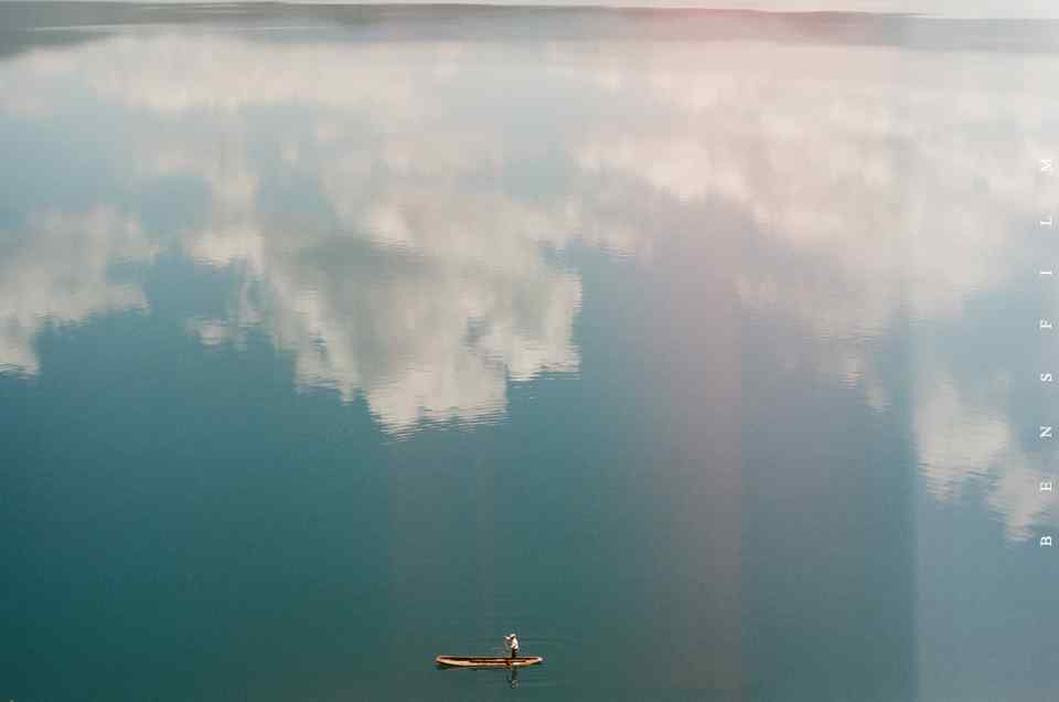 创意泸沽湖风景摄影图片