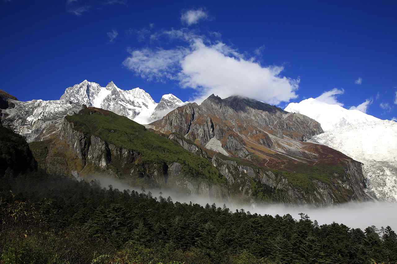 中国最美山峰之贡嘎山唯美风景