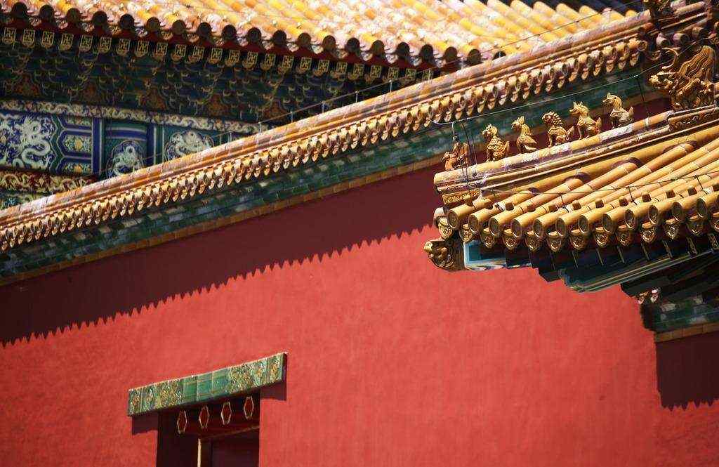 美丽的北京故宫红墙图片壁纸