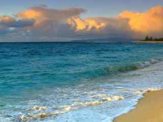 湛蓝海洋唯美自然风光壁纸
