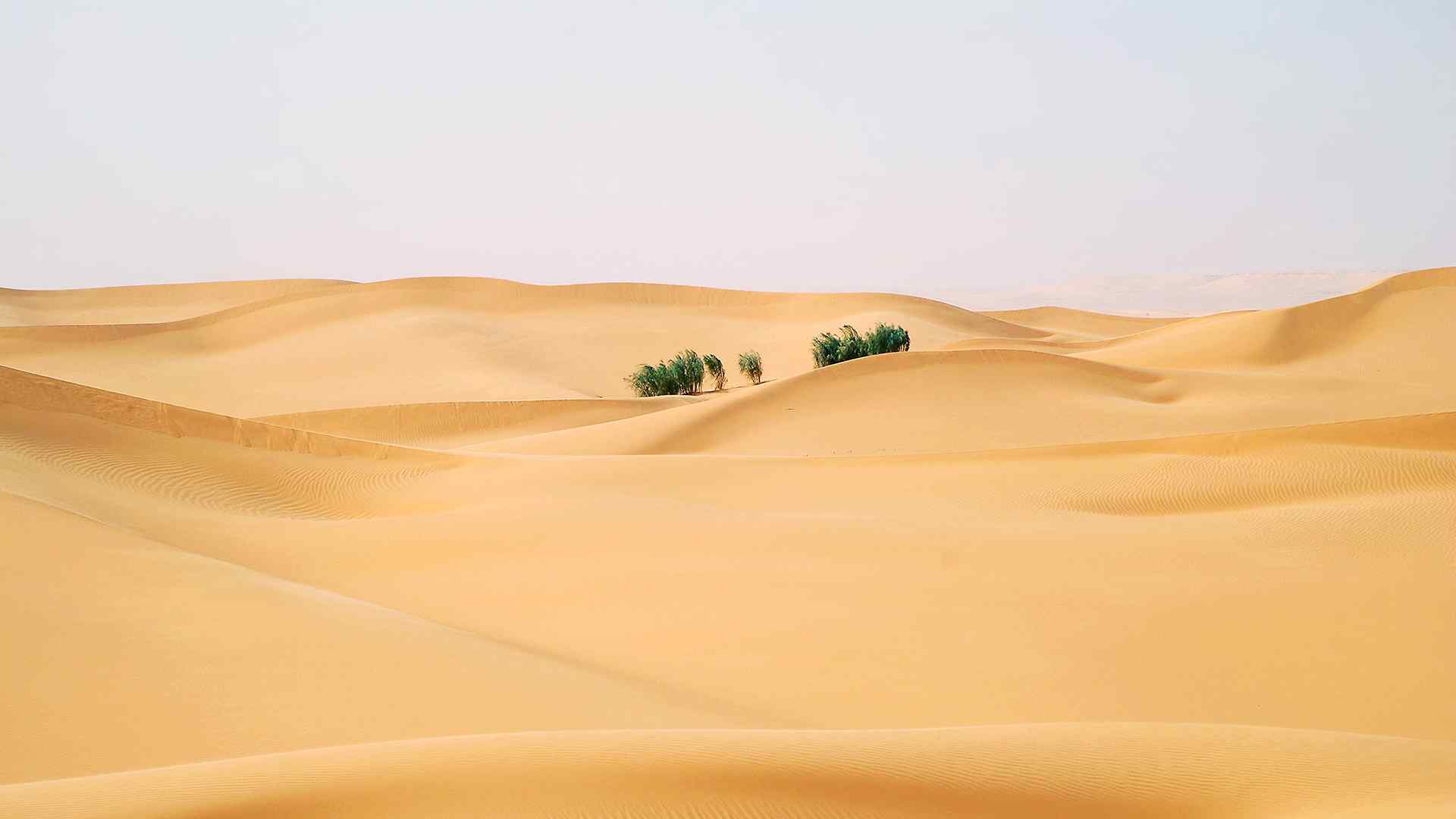 唯美沙漠风景摄影高清桌面壁纸