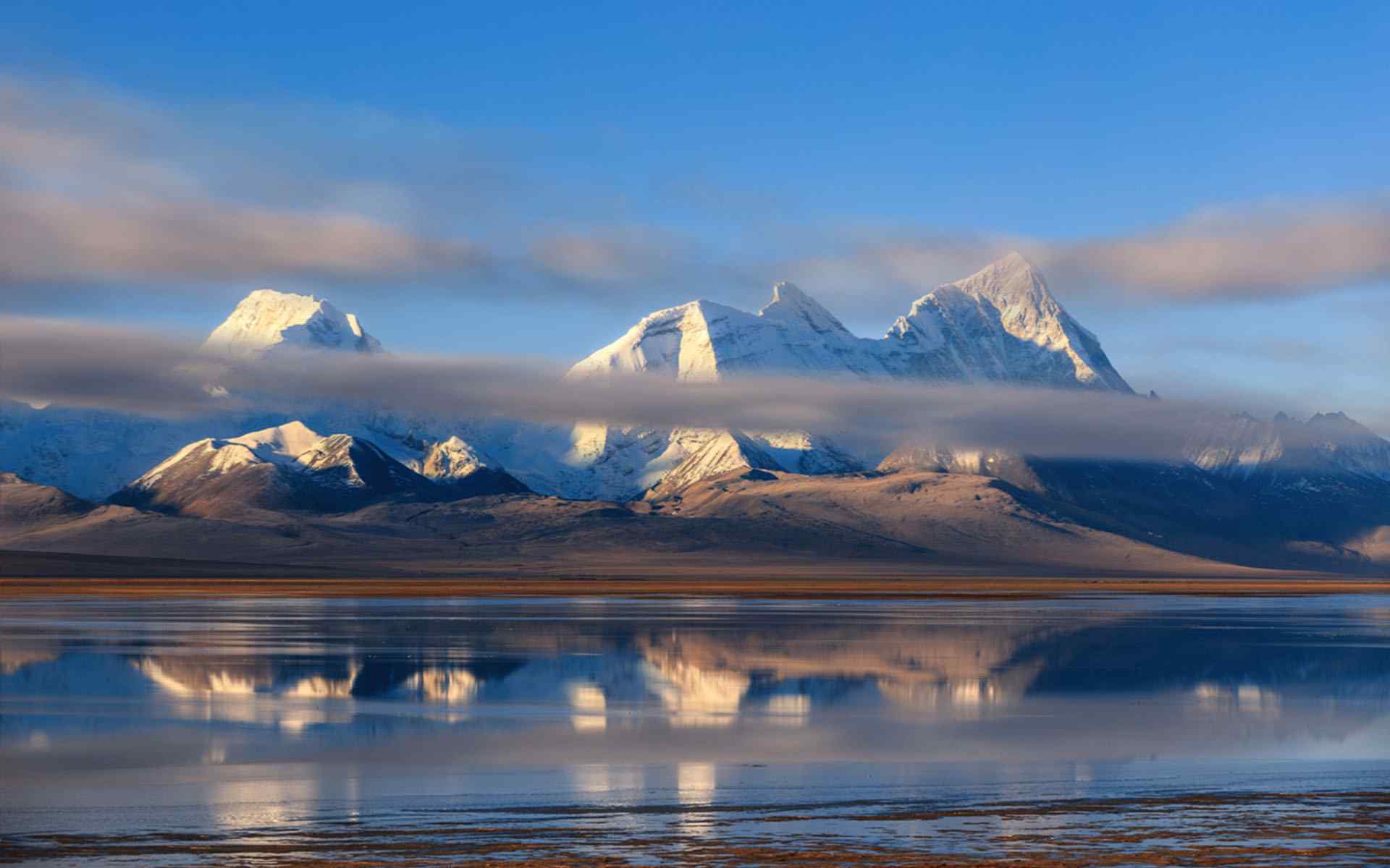 西藏日喀则唯美山水风景壁纸