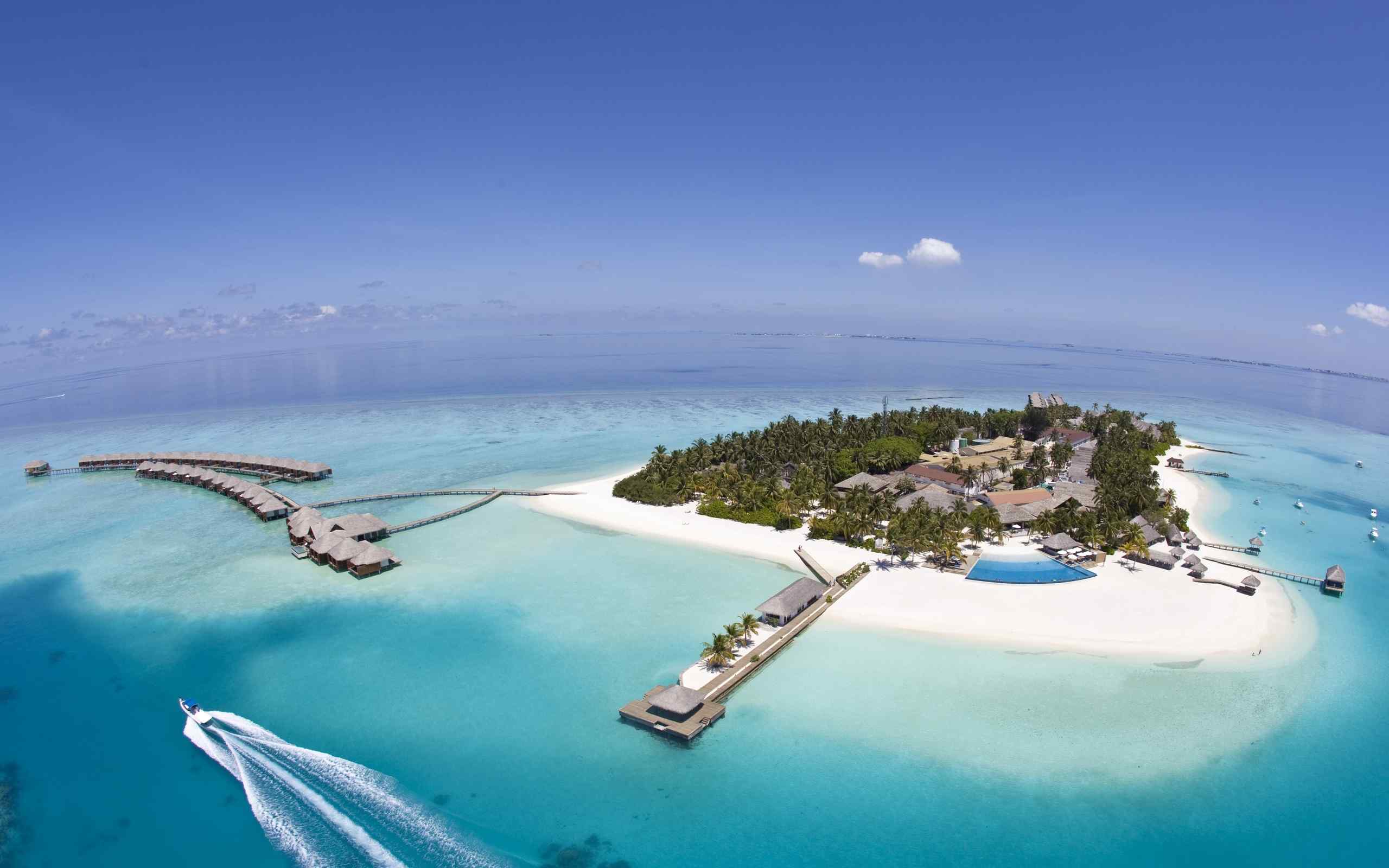 旅游圣地马尔代夫海岛风景高清壁纸