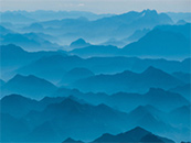 唯美山间雾景自然风景壁纸图片