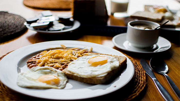 丰盛的早餐超清唯美桌面壁纸图片