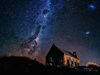 新西兰上方的星空