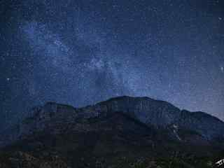 泸沽湖之星空夜景