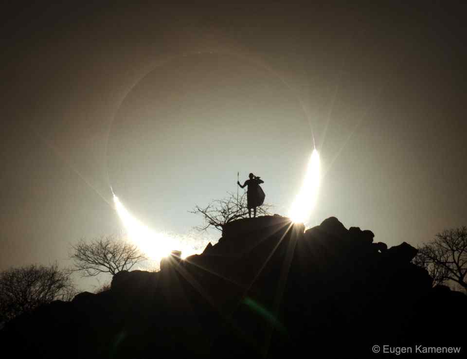 A Hybrid Solar Eclipse over Kenya