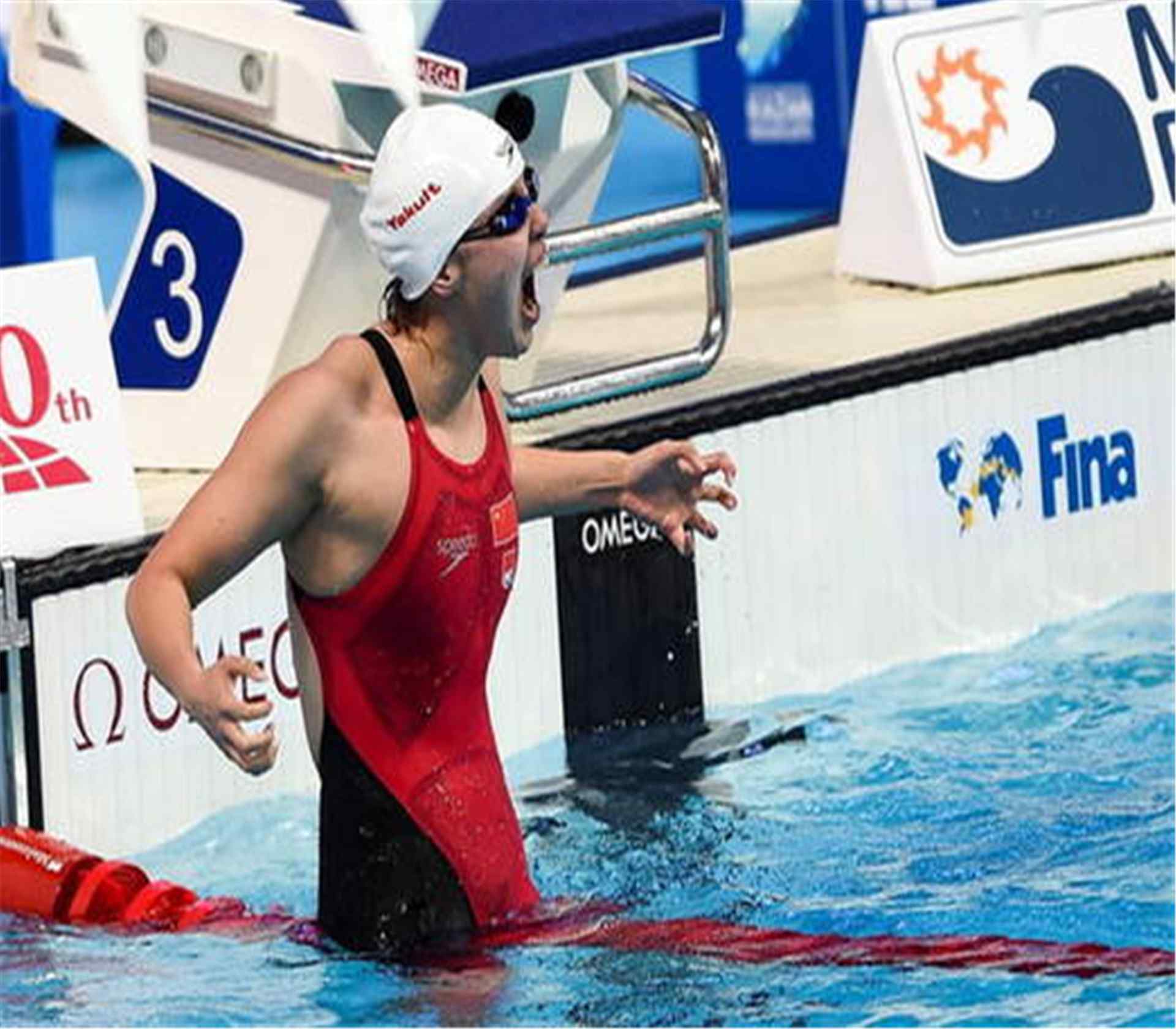 里约奥运会女子游泳运动员傅园慧精彩瞬间图片