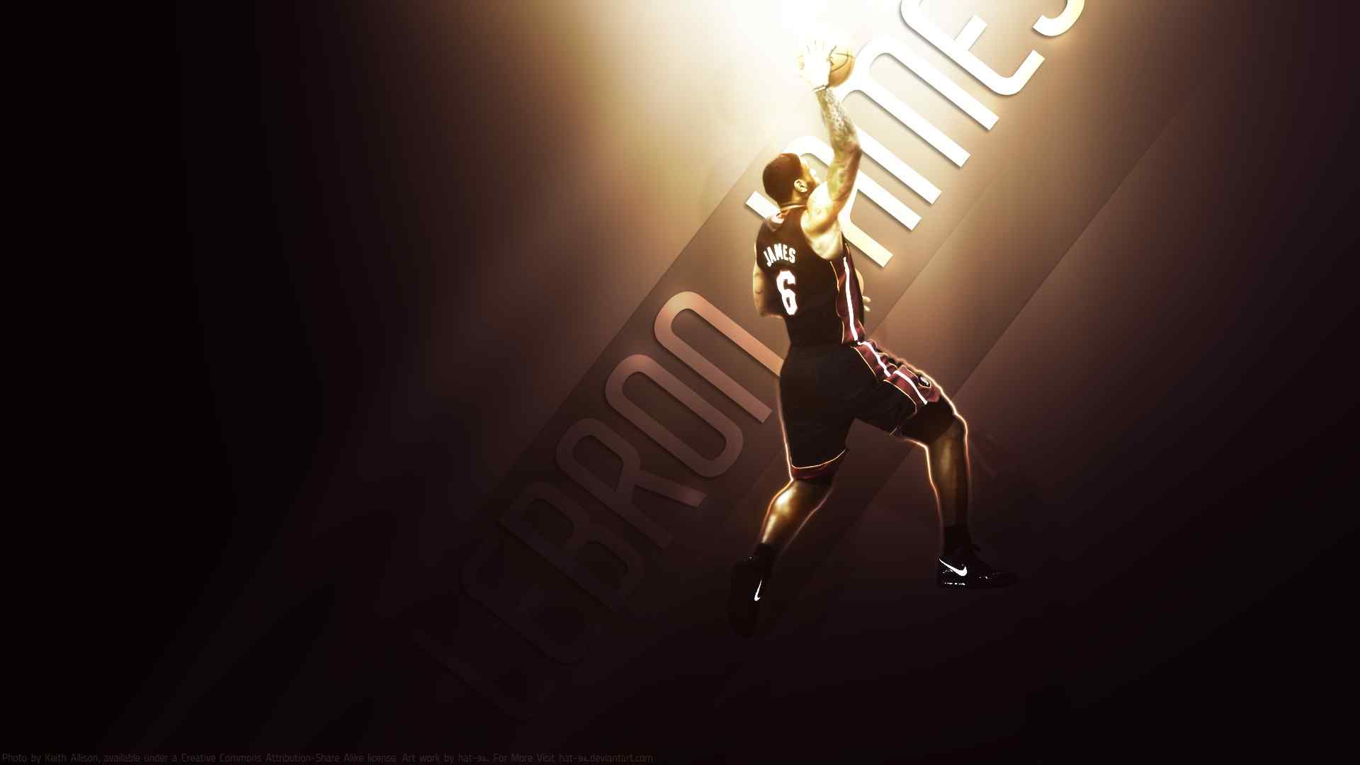 NBA巨星勒布朗·詹姆斯桌面壁纸