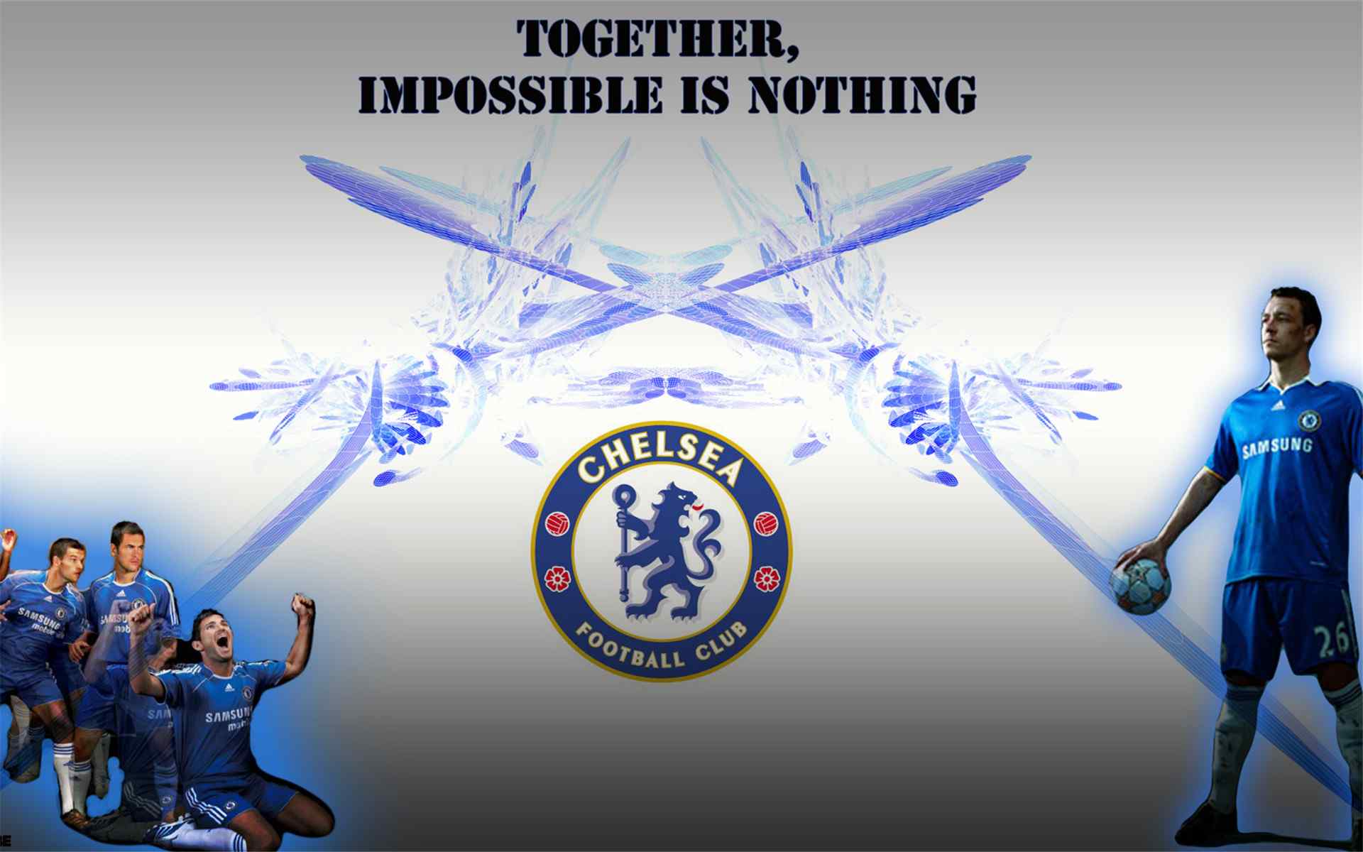 蓝军切尔西足球俱乐部队徽高清壁纸