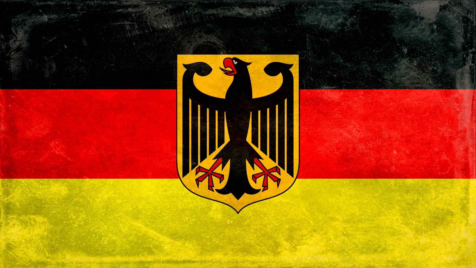 2018世界杯德国国旗队徽高清桌面壁纸