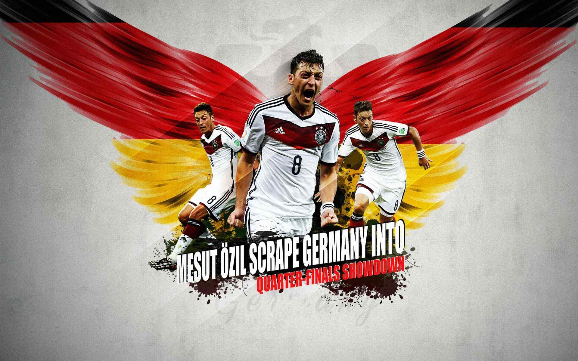 德国足球队厄齐尔高清帅气桌面壁纸