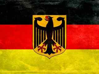 2018世界杯德国国旗队徽高清桌面壁纸