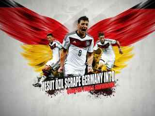 德国足球队厄齐尔高清帅气桌面壁纸