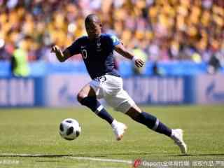 世界杯法国队前锋姆巴佩高清精彩图片