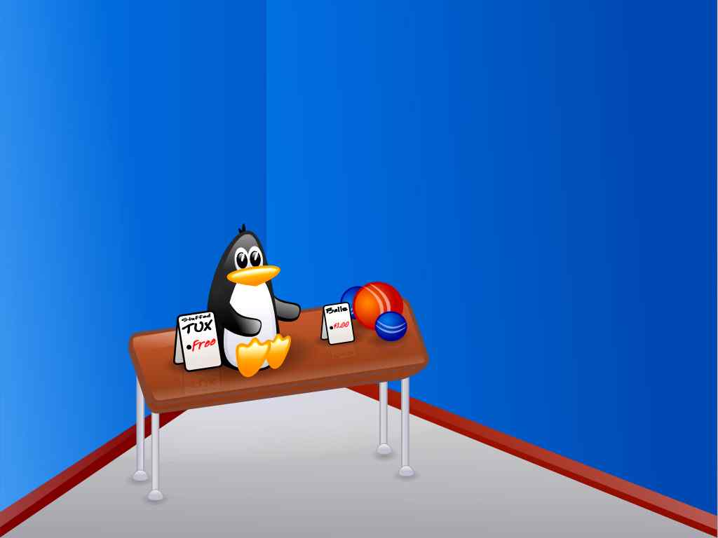 卡通企鹅linux系统,卡通企鹅linux系统壁纸,卡通企鹅_系统壁纸