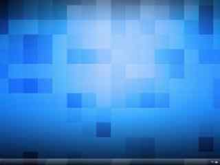 蓝色方块拼凑图win7电脑主题